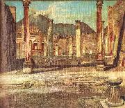 Kosztka, Tivadar Csontvry Pompeji Have oil painting reproduction